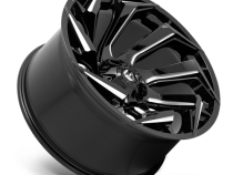 Aluminum Wheels 22X12 Reaction D753 5 On 114.3/5 On 127 Gloss Black/Milled 78 Bore -44 Offset Fuel Off Road Wheels