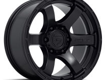 Aluminum Wheels 17X9 Rush D766 6 On 114.3 Satin Black 66.06 Bore 1 Offset Fuel Off Road Wheels