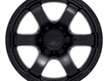 Aluminum Wheels 17X9 Rush D766 6 On 114.3 Satin Black 66.06 Bore 1 Offset Fuel Off Road Wheels