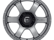 Aluminum Wheels 20X9 Rush D767 5 On 127 Matte Gunmetal Gray 71.5 Bore 1 Offset Fuel Off Road Wheels