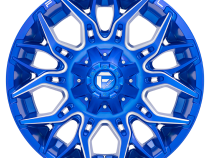 Aluminum Wheels 20X10 Twitch D770 5 On 114.3/5 On 127 Anodized Blue Milled 78 Bore -18 Offset Fuel Off Road Wheels