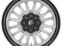 Aluminum Wheels 22X12 Arc D798 5 On 114.3/5 On 127 Silver/Brushed Face-Milled Black Lip 78.1 Bore -44 Offset Fuel Off Road Wheels