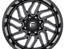 Aluminum Wheels 20X9 Hurricane D807 5 On 127 Gloss Black Milled 71.5 Bore 1 Offset Fuel Off Road Wheels