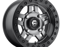 Aluminum Wheels 14X7 Anza UTV D918 4 On 136 Matt Anthracite Gray Beadlock 110.2 Bore 13 Offset 5 Spoke Fuel Off Road Wheels