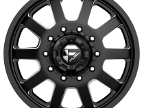 Dually Wheels 20X8.25 FF09D Dually DE09 BK 10 On 225 Matte Black Milled 170.1 Bore 105 Offset Front Dually Fuel Off Road Wheels
