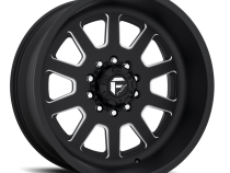 Dually Wheels 22X12 FF09D Dually DE09 Super Single BK 10 On 170 Matte Black Milled 125.1 Bore -50 Offset Front Dually Fuel Off Road Wheels