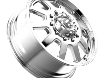 Dually Wheels 22X8.5 FF09D Dually DE09 PO 10 On 225 Polished 170.1 Bore 105 Offset Front Dually Fuel Off Road Wheels
