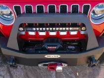 Jeep Bull Bar For Rigid Series Front Bumper Only Black Powdercoat Rock Slide Engineering