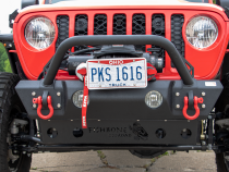 Jeep JL/Gladiator Front Winch Bumper for 18-Pres Wrangler JL/Gladiator Black Powdercoat Fishbone Offroad