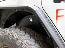 Jeep JL Inner Fenders For 18-Current Wrangler JL Front/Rear Set of 4 Aluminum Black Powdercoat Fishbone Offroad