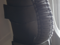 Paracord Grab Handles w/Three Straps Black Fishbone Offroad