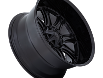 Aluminum Wheels 20X9 Darkstar FC853MB 5 On 114.3/5 On 127 Matte Black/Gloss Black Lip 78.1 Bore 1 Offset Fuel Off Road Wheels