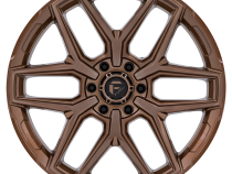 Aluminum Wheels 20X9 Flux 6 FC854ZR 6 On 114.3 Platinum Bronze 66.06 Bore 20 Offset Fuel Off Road Wheels