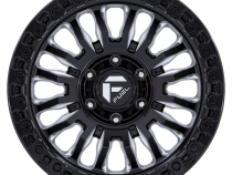 Aluminum Wheels 20X9 Rincon SBL FC857BE 5 On 127 Gloss Black Milled 71.5 Bore 1 Offset Fuel Off Road Wheels