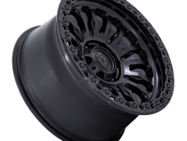 Aluminum Wheels 17X9 Rincon SBL FC857MB 5 On 127 Matte Black/Gloss Black Lip 71.5 Bore 1 Offset Fuel Off Road Wheels