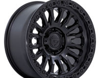 Aluminum Wheels 18X9 Rincon SBL FC857MB 5 On 127 Matte Black/Gloss Black Lip 71.5 Bore 1 Offset Fuel Off Road Wheels