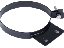 Diesel Stack Exhaust Clamp 7 in Black Finish 304 Stainless Steel Pypes Exhaust