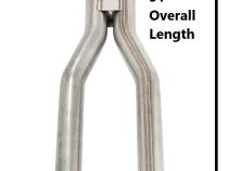 2.5 Inch Mandrel-Bent Tunnel Crossover Exhaust H-Pipe 409 Stainless Steel Pypes Exhaust
