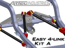 Easy 4 Link Kit A Tube All 1.25 Inch Krawler Joints Artec Industries