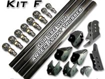 Easy 3 Link Kit F for Artec Trusses No Tubing Outside Frame Dodge Front Driver Rear Passenger Artec Industries