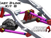 Easy 3 Link Kit G Adjustable Upper link No Tubing Outside Frame Offset Front Driver Rear Passenger Artec Industries