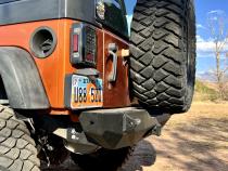 Jeep JK Shorty Rear Bumper For 07-18 Wrangler JK No Tire Carrier Rigid Series Rock Slide Engineering