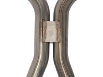 1966-71 Ford Fairlane 2.5 Inch H-Pipe Crossmember Back Rear Exit Exhaust Violator Mufflers Pypes Performance Exhaust