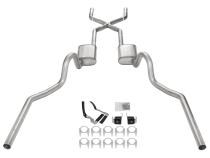1968-72 Olds 442 Crossmember-Back Valance Exit Xpipe Turbo Pro Muffler SGA18T