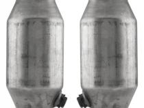 Crossmember Back w/X-Pipe Exhaust System 75-81 F-Body Split Rear Dual Exit 2.5 in Intermediate And Tail Pipe Turbo Pro Mufflers/Hardware Incl Catalytic Converter Incl Pypes Exhaust