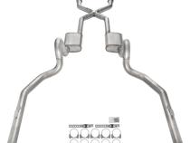 1978-88 3 Inch GM G-Body Non SS Crossmember Back w/ Xpipe Violator Muffler Exhaust System SGG913VE