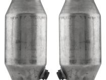 Crossmember Back w/H-Pipe Exhaust System 75-76 Mopar A-Body Split Rear Dual Exit 2.5 in Intermediate And Tail Pipe Turbo Pro Mufflers/Hardware Incl Tip Not Incl Catalytic Converter Incl Pypes Exhaust