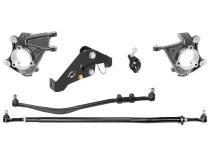 Currectlync Wrangler JK High Steer Kit For Stabilizer Shock. Incl. Knuckles Drag Link Tie Rod Trac Bar Reloc/Shock Mount Shock Tie Rod Clamp RockJock 4x4
