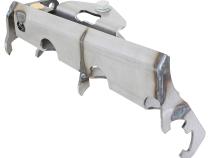 Currectlync Wrangler JK High Steer Front Trac Bar Relocation And Ram Assist Steering Mount Axle Bracket RockJock 4x4