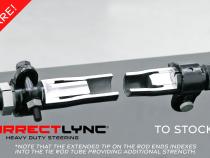 Currectlync Wrangler JK Tie Rod Bolts-On In High Steer Applications Only 1.65 Inch Dia. Tube Construction Forged Tie Rod Ends Incl. Jam Nuts And Adjusters RockJock 4x4