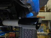 19-25 Silverado / Sierra 1500 4.8L/5.3L Single Exit Tunes &amp;amp; Tip Muffler Replacement Exhaust Kit Violator Muffler Black Tip SGT32VB PYPES
