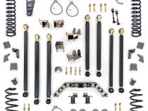 Jeep Wrangler 4.0 Inch Pro Series 3 Link Long Arm Lift Kit W/Rear 5 Inch Stretch 97-06 Wrangler TJ Clayton Off Road