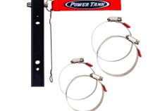 Fire Extinguisher Bracket with straps, Anodized Black Power Tank