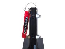 Fire Extinguisher Bracket with straps, Anodized Black Power Tank
