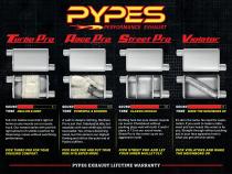 Impala Crossmember Exhaust Back Hybrid For 65-70 Impala 3-2.5 Inch W/ X Pipe Street Pro Pypes Exhaust