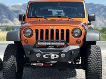 Big Sky Aluminum Stubby Front Bumper With Winch Plate Wrangler JK Rock Slide Engineering
