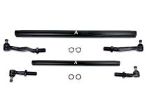 Heavy Duty ProLock Black Aluminum Tie Rod and Drag Link Assembly Fits: 03-13 RAM 2500/3500 Apex Chassis