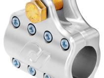 Currectlync Ram Assist Tie Rod Clamp Bracket 7075-T6 Billet Aluminum For 42mm/1 5/8 Inch Tube RockJock 4X4