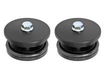 Spring Tower Frame Plug Kit for JL JT and JK Frames. CNC Machined Black Delrin RockJock 4x4