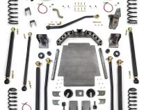 Jeep Cherokee 6.5 Inch Pro Series 3 Link Long Arm Lift Kit W/Rear Coil Conversion 84-01 XJ Clayton Off Road