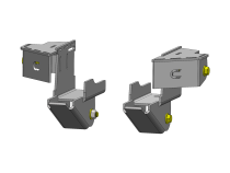 Jeep Rear Long Arm Frame Brackets 2018+, JL Clayton Off Road