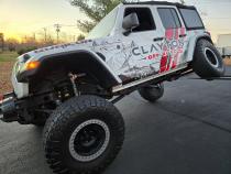 Jeep Overland+ Front Long Arm Upgrade Kit 3.6-V6/2.0-I4 2018+ JL/JT Clayton Offroad