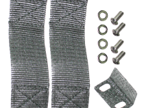 Jeep TJ Front Tube Doors 97-06 Wrangler TJ Black Textured Powdercoat Steel Fishbone Offroad