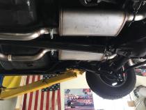 68-72 Chevelle High Tuck 2.5 Inch Crossmember Back W/X-Pipe and Turbo Pro Mufflers System Pypes Performance Exhaust