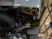Cat-Back Exhaust System 14-21 Split Side Dual Exit 2.5 in Intermediate And 3 in Tail Pipe Race Pro Mufflers/Hardware Incl Tip Incl Pypes Exhaust
