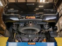 2005-15 Tacoma Cat-Back Exhaust With Street Pro Muffler &amp;amp; Black Tips STT20SB